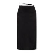 Notte satijnen rok Jacquemus , Black , Dames