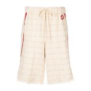 Luxe Interlocking G Tweed Shorts Gucci , White , Dames