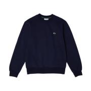 Organisch geborsteld katoenen sweatshirt Lacoste , Blue , Heren