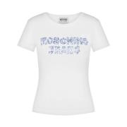 Witte T-shirts en Polos Moschino , White , Dames