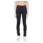 High Rise Skinny Jeans Calvin Klein Jeans , Black , Dames