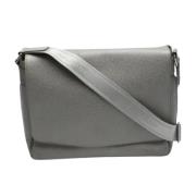 Pre-owned Leather louis-vuitton-bags Louis Vuitton Vintage , Gray , Da...