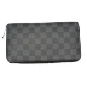 Pre-owned Canvas wallets Louis Vuitton Vintage , Black , Dames