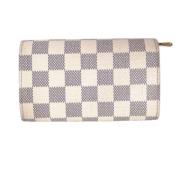 Pre-owned Canvas wallets Louis Vuitton Vintage , Beige , Dames