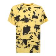 Logo Print T-Shirt - Geel Mauna Kea , Yellow , Heren