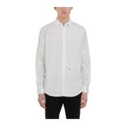 Mini Logo Overhemd Dsquared2 , White , Heren