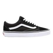 Moderne Casual Zwarte/Witte Sneakers Vans , Black , Dames