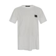 Logo T-Shirt Dolce & Gabbana , White , Heren