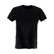 Essentiële T-shirt van katoen James Perse , Black , Dames