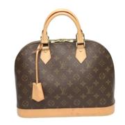 Pre-owned Canvas louis-vuitton-bags Louis Vuitton Vintage , Brown , Da...