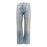 Katoenen jeans met achterlogo patch Haikure , Blue , Heren