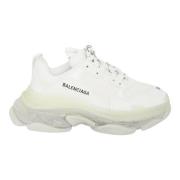 Triple S Sneaker Clear Sole - Wit Balenciaga , White , Dames