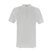 Linnen T-Shirt Lardini , White , Heren