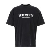 T-Shirts Vetements , Black , Heren