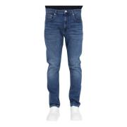 Klassieke jeans met lichte vervaging Tommy Hilfiger , Blue , Heren