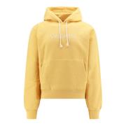 Biologisch Katoenen Oversized Sweatshirt Saint Laurent , Yellow , Dame...