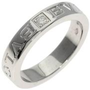 Pre-owned White Gold rings Bvlgari Vintage , Gray , Dames