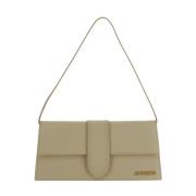 Lange Leren Handtas Jacquemus , Beige , Dames