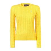 Gele Katoenen Polo Shirt Polo Ralph Lauren , Yellow , Dames