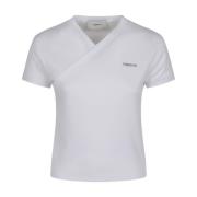 V-hals Shirts Coperni , White , Dames