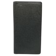 Pre-owned Leather wallets Louis Vuitton Vintage , Black , Dames