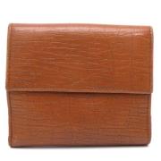 Pre-owned Leather wallets Gucci Vintage , Brown , Dames