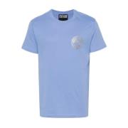 Blauwe Grafische T-shirts en Polos Versace Jeans Couture , Blue , Here...