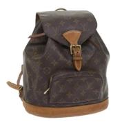 Pre-owned Canvas backpacks Louis Vuitton Vintage , Brown , Dames