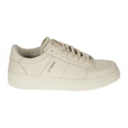 Geperforeerde Leren Golfschoenen Saint Sneakers , Beige , Heren