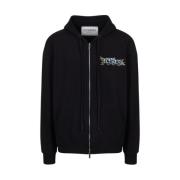 Sweatshirt met logo en cartoon graphics Iceberg , Black , Heren