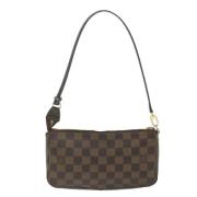 Pre-owned Canvas clutches Louis Vuitton Vintage , Brown , Dames