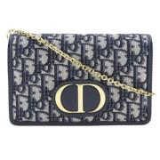 Pre-owned 30 Montaigne Cross Body Bag Dior Vintage , Blue , Dames