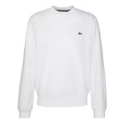 Witte Basic Sweatshirt Lacoste , White , Heren