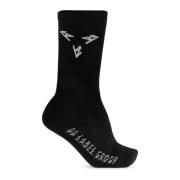 Katoenen sokken met logo 44 Label Group , Black , Heren