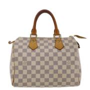 Pre-owned Canvas louis-vuitton-bags Louis Vuitton Vintage , Gray , Dam...