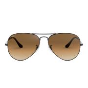 Iconic Aviator Sunglasses Ray-Ban , Brown , Heren