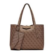 Eco Brenton Tote - Lente/Zomer Collectie Guess , Brown , Dames