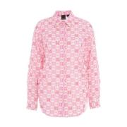 Rose Ss24 Dameskleding Shirt Pinko , Pink , Dames