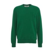 Groene Sweatshirt voor Heren Golden Goose , Green , Heren