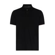 Ademend Polo Shirt met Oranje Trim RRD , Black , Heren