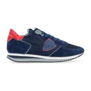 Blauw en Rood Tropez X Sneaker Philippe Model , Blue , Heren