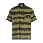 Groene Tie-Dye Ross Shirt A.p.c. , Green , Heren