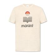 Karman linnen T-shirt Isabel Marant , Beige , Heren