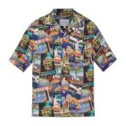 Shirt met logo Rhude , Multicolor , Heren