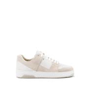 Iconische Basketbalstijl Suède Sneakers Eleventy , Beige , Heren