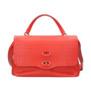 Rode Cayman S Kalfsleren Postina Tas Zanellato , Red , Dames