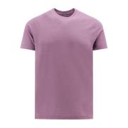 Basis Katoenen T-Shirt Zanone , Purple , Heren