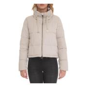 Gewatteerde Lobelia Korte Jas Save The Duck , Beige , Dames