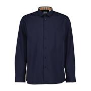 Klassiek Overhemd Burberry , Blue , Heren