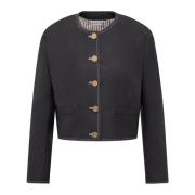 Box Pleat Cardigan Thom Browne , Blue , Dames